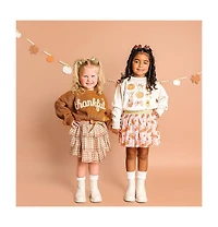 Sweet Wink Girls Thankful Cutie Thanksgiving Sweatshirt