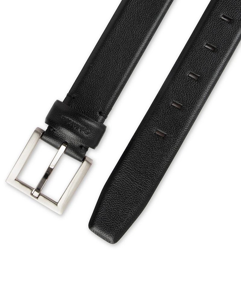Calvin Klein Fe Harness Buckle Embossed Belt