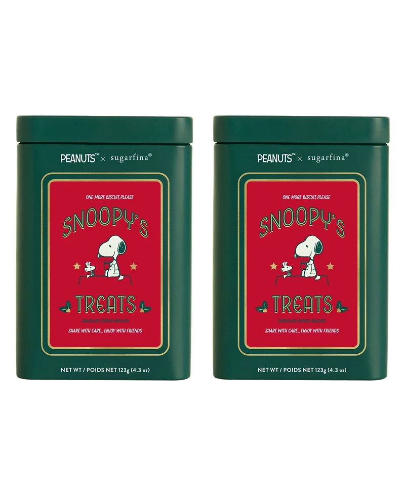 Sugarfina Snoopy's Treats Tin Duo