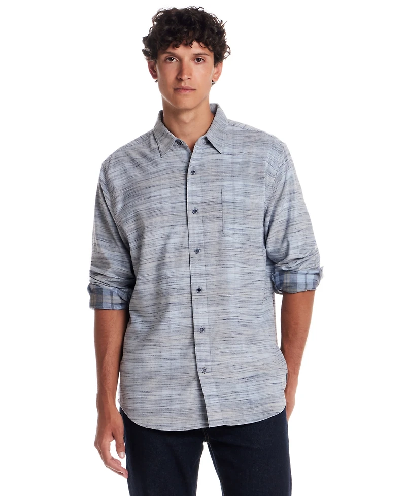 Weatherproof Vintage Men's Space Point Collar Shirt