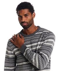 Weatherproof Vintage Men's Fair Isle Crewneck Sweater