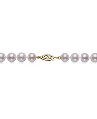 Belle de Mer Cultured Akoya Pearl (7-7.5mm) Necklace in 14k Gold