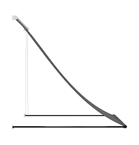 vidaXL Retractable Awning Anthracite