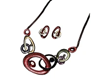 Sohi Textured Stone Jewellery Set