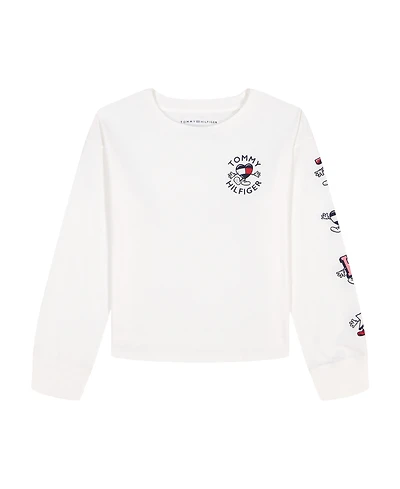Tommy Hilfiger Girls 7-16 Mascot Long Sleeve T-Shirt