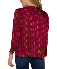 Liverpool Los Angeles Women's Long Sleeves Popover Top