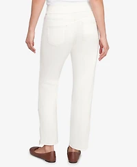 Ruby Rd. Petite Zipper Hem Pull-On Pants