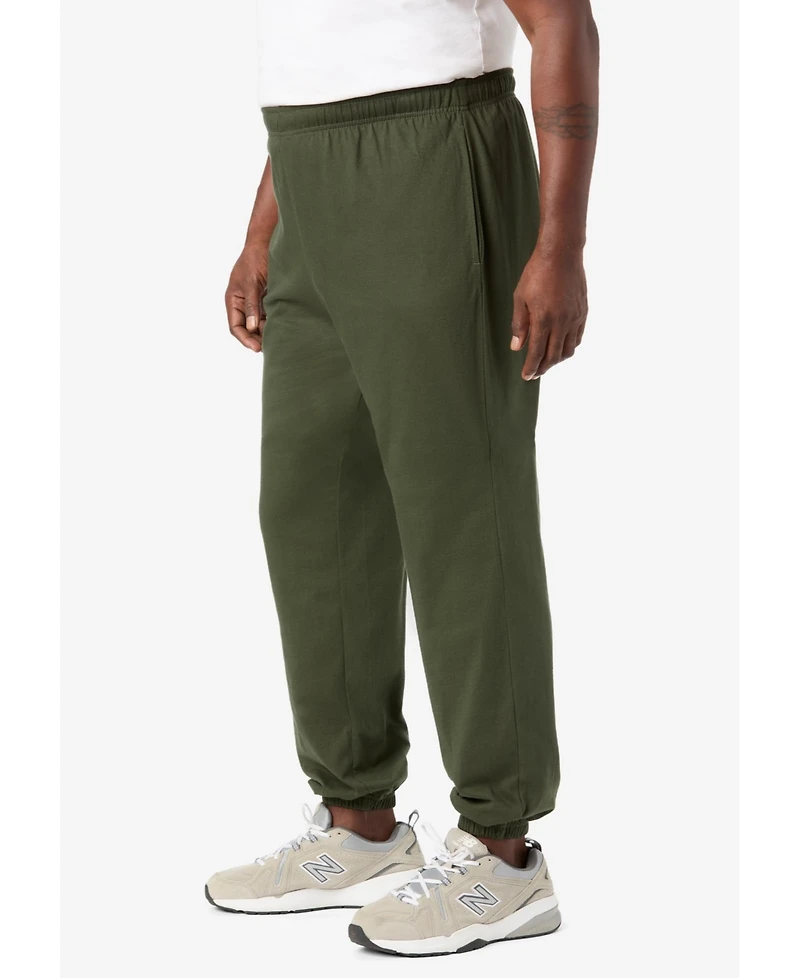 KingSize Big & Tall Lightweight Elastic Cuff Sweatpants