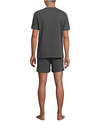 Lands' End Men's Short Sleeve Knit Jersey Sleep Set