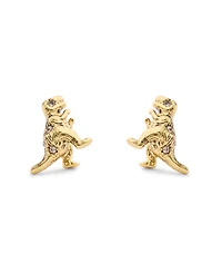 Coach Gold Plated Rexy Stud Earrings