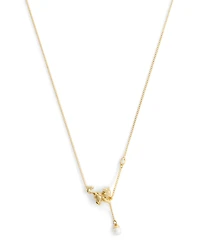 Coach Gold Plated Signature Cat Pendant Necklace
