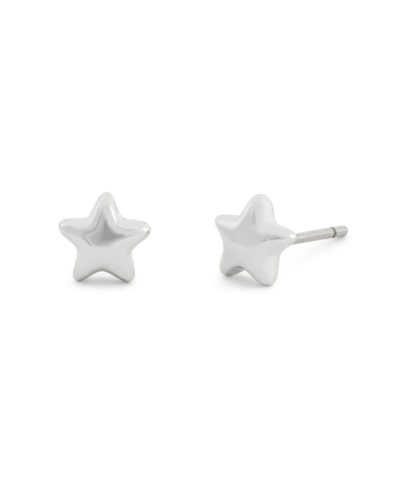 Coach Rhodium Plated Pave Star Jewelry Set