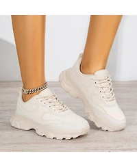 Berness Lidia Mixed Material Sneakers