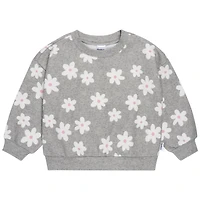 Gerber Baby Girls 2-Piece Fleece Outfit Set Daisies, 0-3 Months