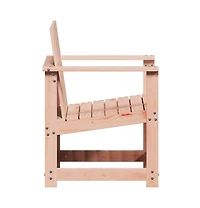 Garden Lounge Set Natural Wood Solid Douglas Fir wood Medium
