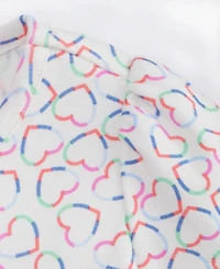 First Impressions Girls Toddler 2T-4T Linear Hearts Printed Dress, Macy's Exclusive