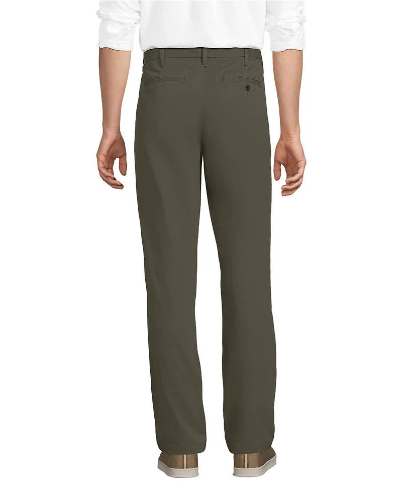 Lands' End Men's Travel Kit Comfort Waist Classic Fit Chino Pant