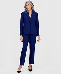 Le Suit Women's Notch-Lapel Mid-Rise 2 Piece Pantsuit