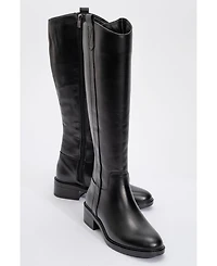 Forever & Always Shoes Acro Leather Boot (Women)
