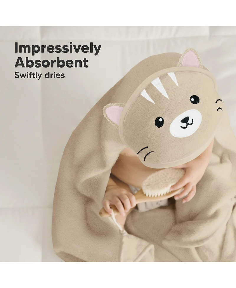 KeaBabies Cuddle Baby Hooded Towel, Bath Towels, Beach Towel for Newborn