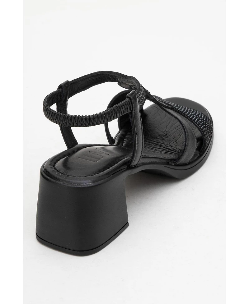 Forever & Always Shoes Dolen Leather Chunky Sandal (Women)