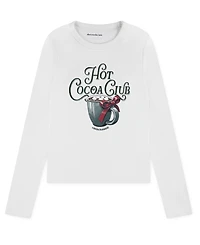 abercrombie kids Girls 5-18 Hot Cocoa Club Long Sleeve T-Shirt