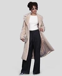 Avec Les Filles Women's Maxi Belted Robe Coat
