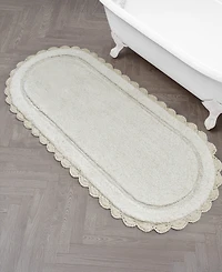 Laura Ashley Crochet Cotton Bath Rug