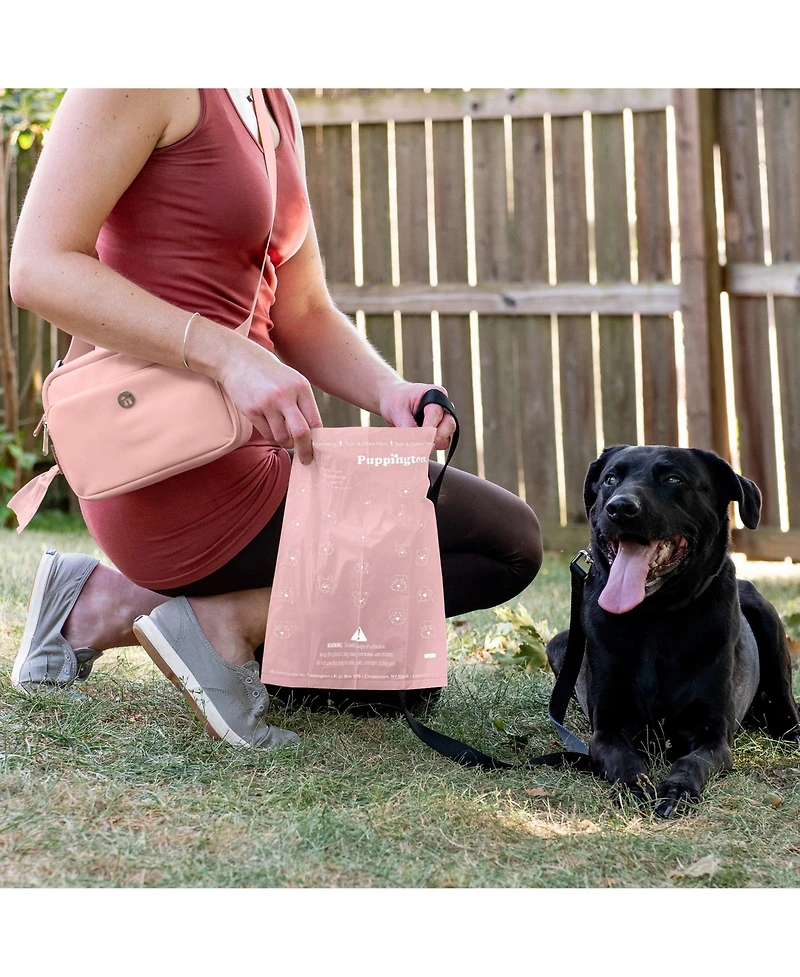 Compo Dog Poop Bags, 180 Bags, Blush Pink