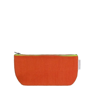 Brera Lino Persimmon Small Toiletry Bag
