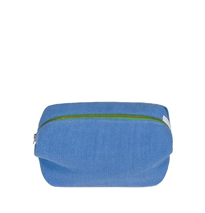 Brera Lino Cerulean Medium Toiletry Bag