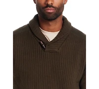 Weatherproof Vintage Men's Fisherman Shawl Pull On Sweater