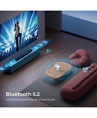 Elephas Portable 4K 1080P Supported Android Smart Mini Movie Projector, 270°Adjustable Stand Outdoor Home Star Projector ,WiFi and Bluetooth Projector
