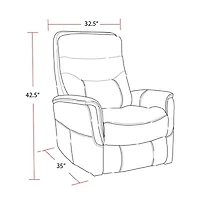 Parker Living Gemini - Truffle Power Lift Recliner with Articulating Headrest
