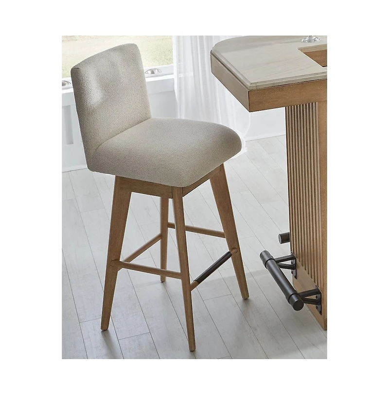 Parker House Furniture Parker House Escape - Dining Upholstered Swivel Barstool