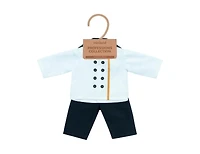 Miniland Careers Collection - Chef Doll Outfit with Double Breased Jacket, Pants and Hat for 15" Baby Dolls