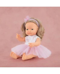 Miniland My Friends and Me Collection Baby Girl Doll with Dark Blonde Hair