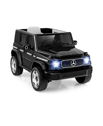 Hongge 12V Licensed Mercedes-Benz Eqg Kids Ride On Car with Remote Control-Black