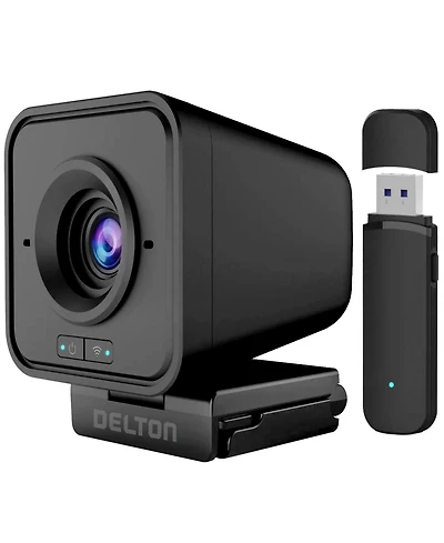 Delton C50 1080p Wireless Webcam with Microphone, Compatible with Pc/Laptops/iMac (DCWC50)