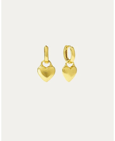 Ottoman Hands Niko Heart Huggie Earrings