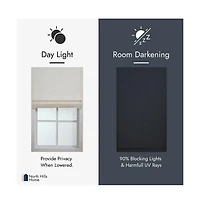 Shadisfy Linen Blend Cordless Roman Blinds