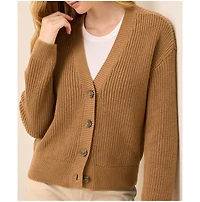 Pact Luxe Knit Cropped Cardigan
