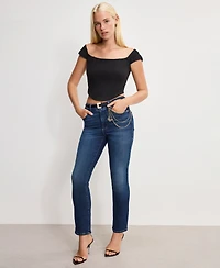 Good American Dolly Skinny Crystal Belt