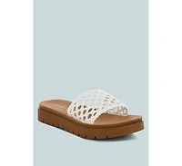 London Rag Sayura Woven Slip-On Sandals Women