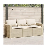 Garden Sofa Beige, Cream White