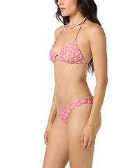 O'Neill Juniors's Camellia Floral Madrid Revo V-Neck Swimsuit Top
