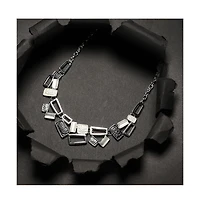 Sohi Dented Geometrical Statement Necklace