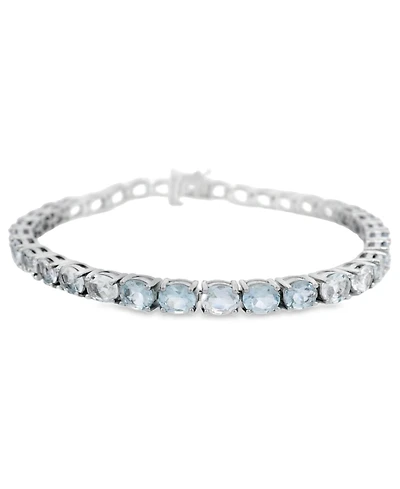 Macy's Oval Sapphire Bracelet (11-3/4 ct. t.w.) in Sterling Silver