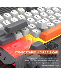 Wired Gaming Keyboard And Mouse Set - With Wrist Rest Keyboard, Suitable for Desktop, Laptop, Pc