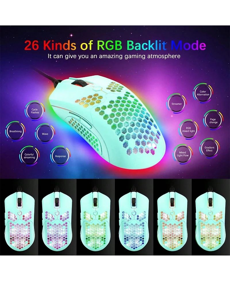 Wired Gaming Keyboard And Mouse Combo